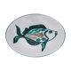 Fish decor plate by Robert Picaud - vallauris