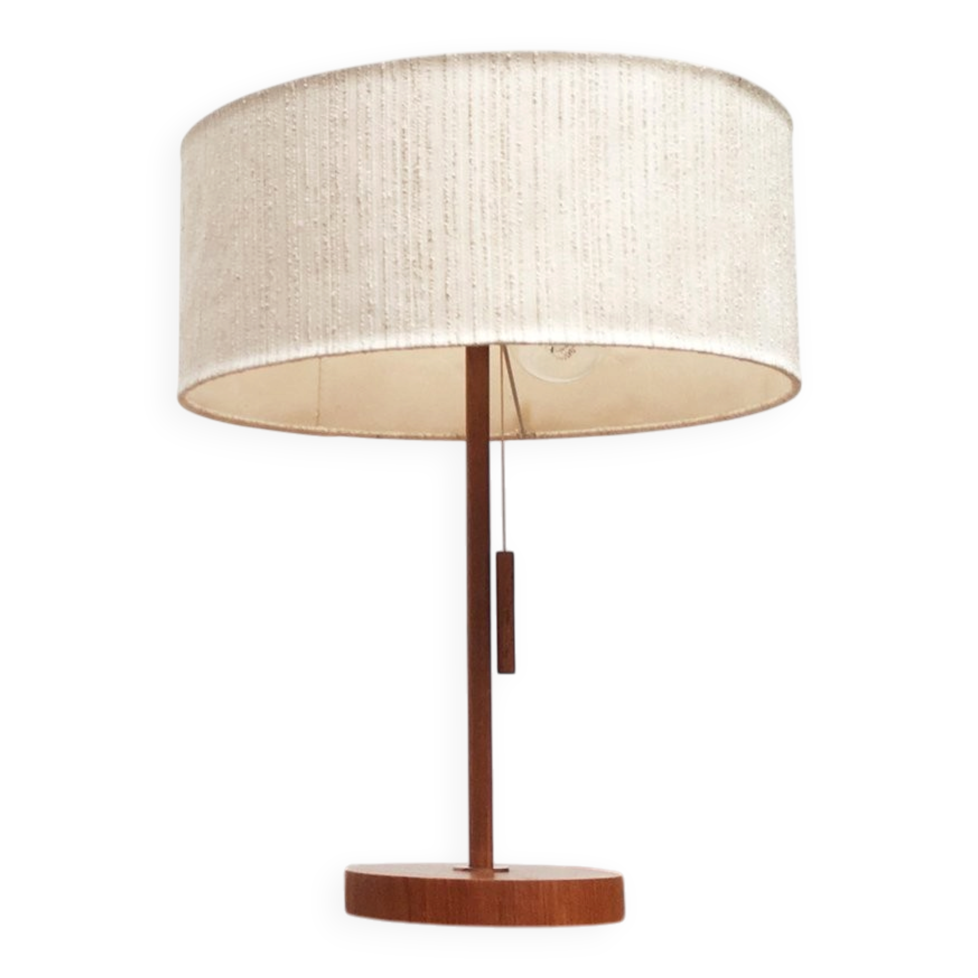 Teak table lamp type 25 mid-century by Temde