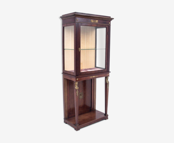 Vitrine Empire Français en acajou