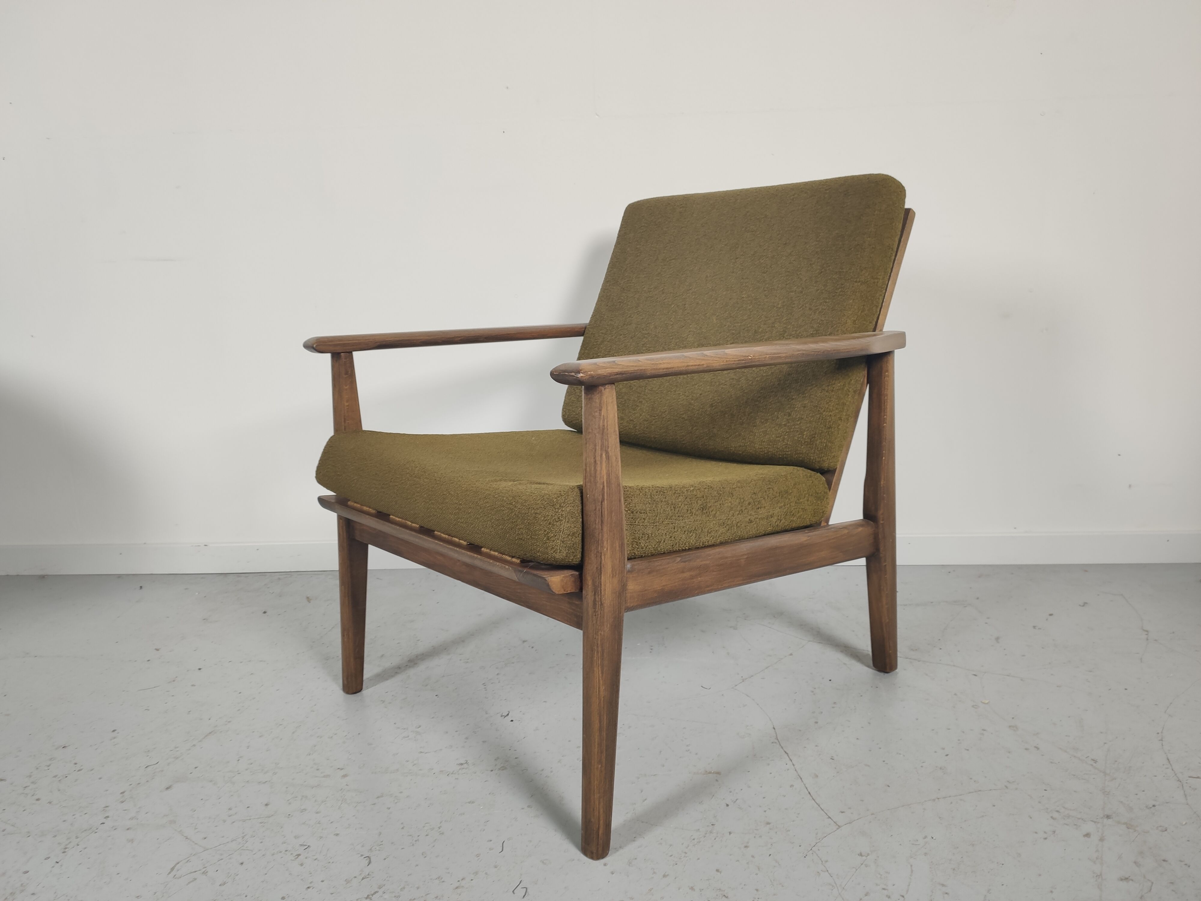 Scandinavian armchair oak 50/60