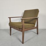 Scandinavian armchair oak 50/60