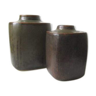 Pair of Scandinavian vase by Knud Valdemar Pedersen