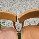 Set of four vintage bistro chairs