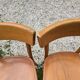 Set of four vintage bistro chairs