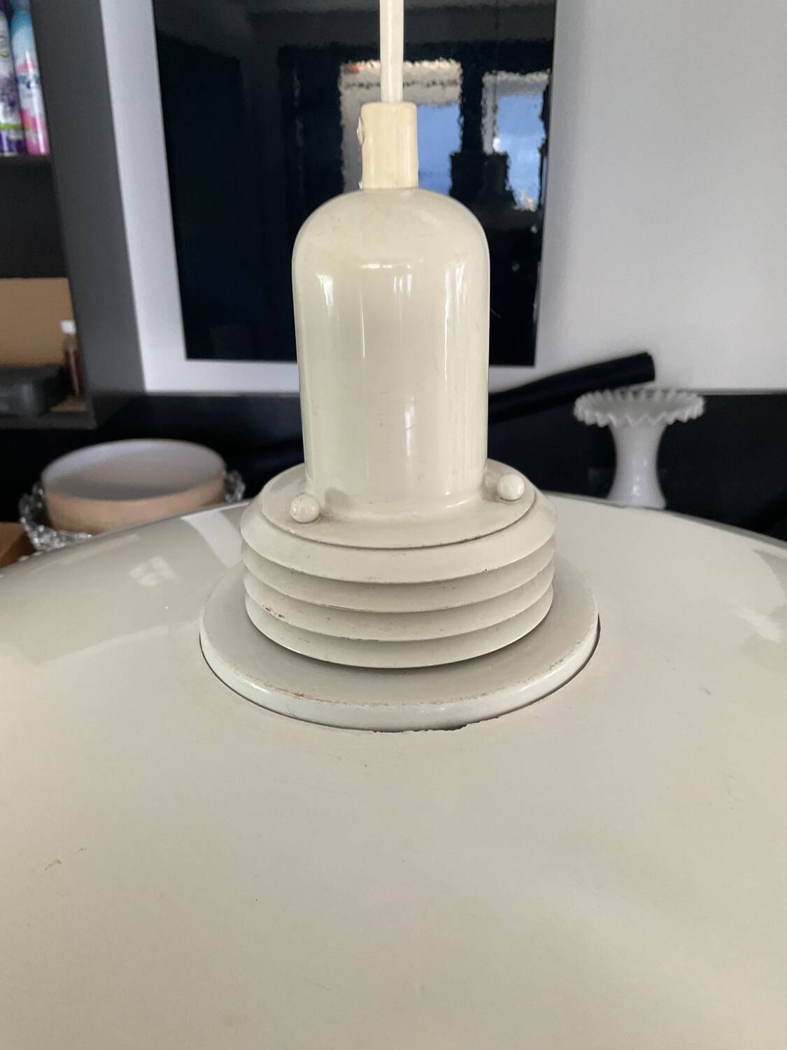 Happy Light Holland saucer pendant light from the 80s