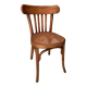 Old bistro chair with caned seat