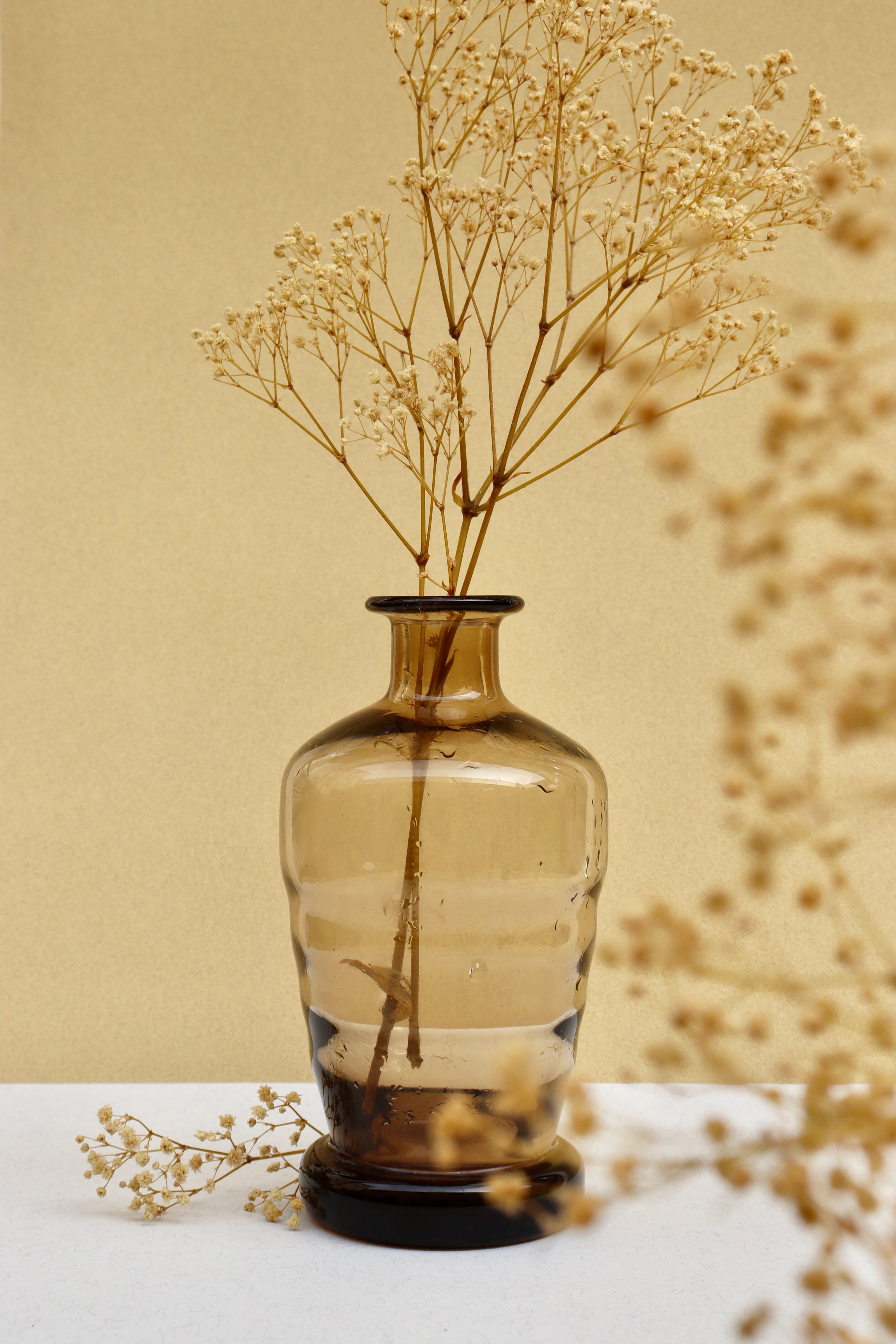 Carafe en verre fumé