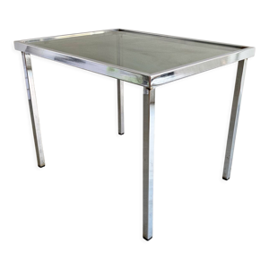 Table d’appoint vintage chromée
