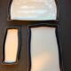Series of 3 imperial porcelain trays Russia Kuznetsov