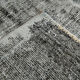 7x9 distressed black vintage rug, 205x292cm