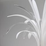Theo Verhulst 1982 Lampadaire Palmier Perspex