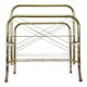 1980s gold-coloured metal magazines/newspaper stand