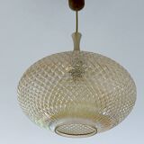 Vintage Scandinavian Glass Pendant Light