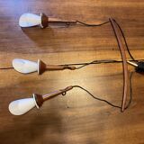 Scandinavian teak pendant light