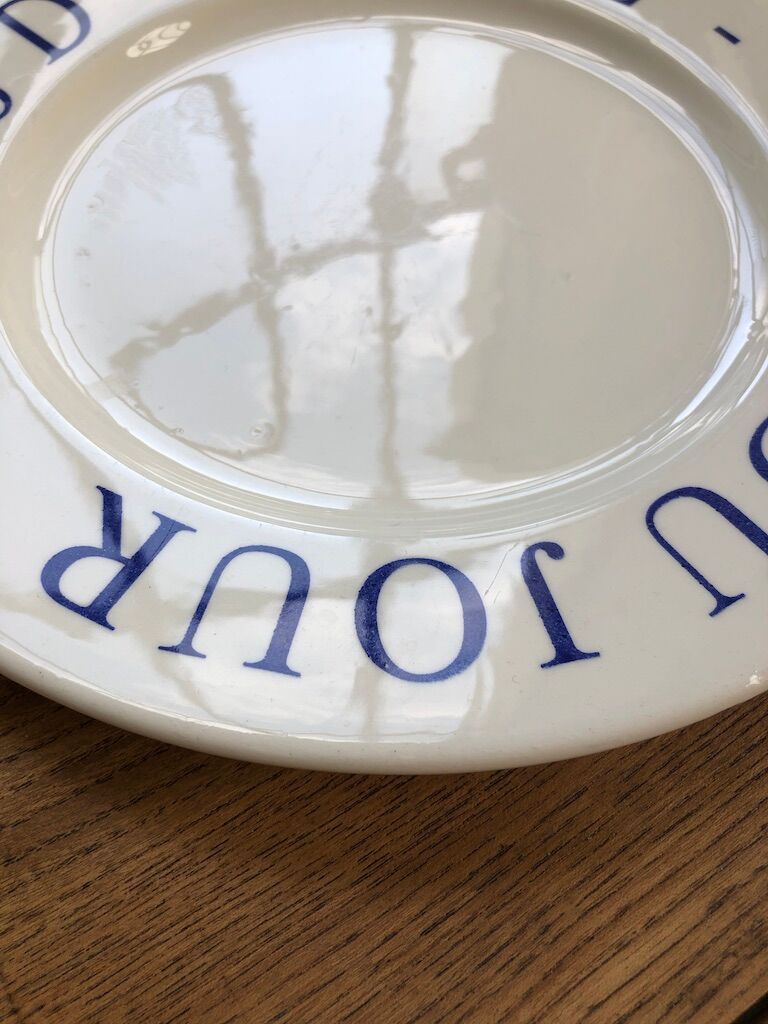 XL italy plates "Dish of the day"