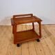Danish teak bar cart, 1960s