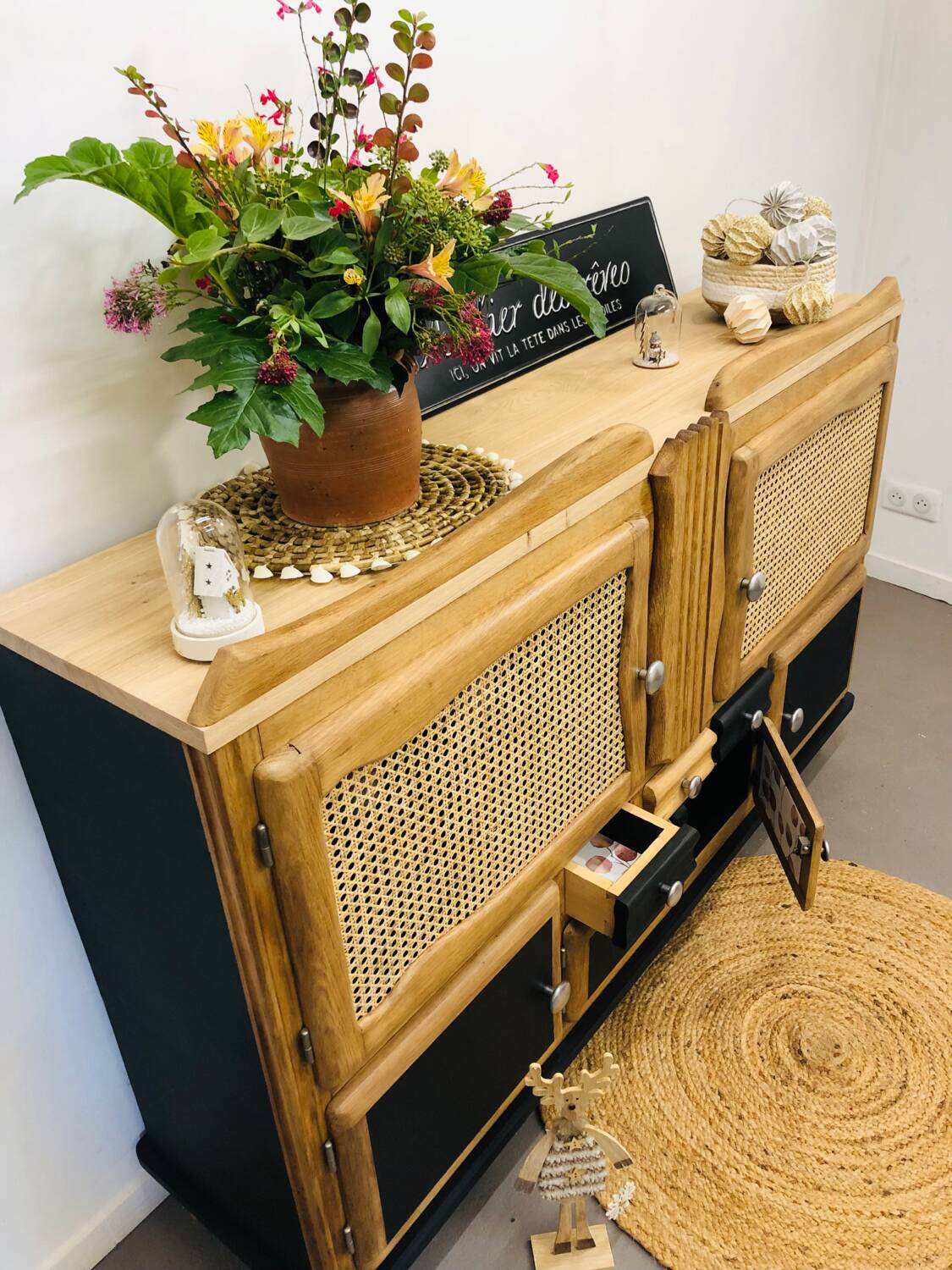 Mado solid oak sideboard