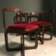 Set of 4 base italian dining chair's 1960