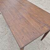 Old farmhouse table, one drawer 1m95