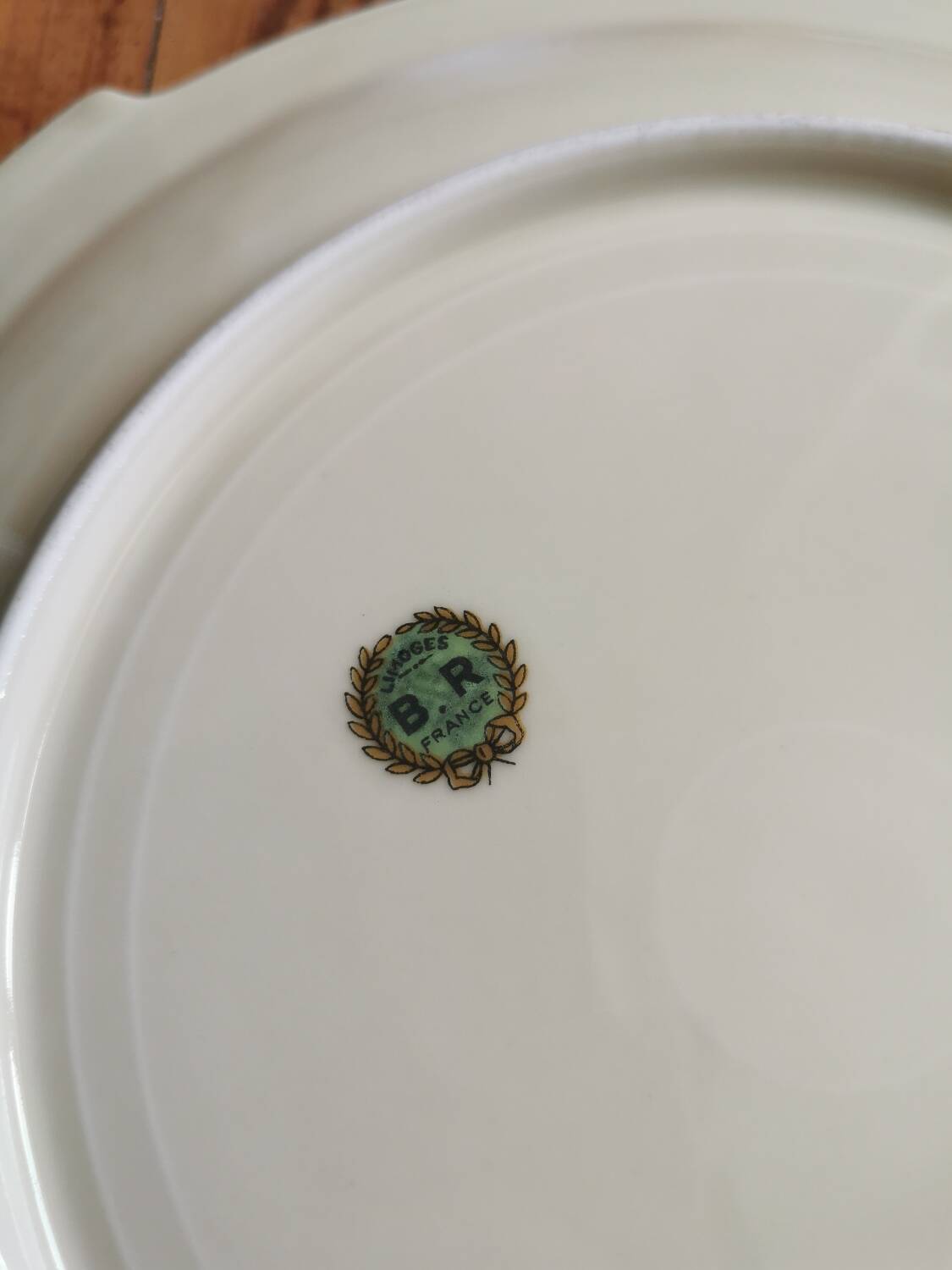 Vintage Limoges porcelain tart dish