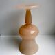 Vase en opaline rose pâle années 50-60