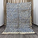 Handmade pure wool rug, size 100 x 200 cm.