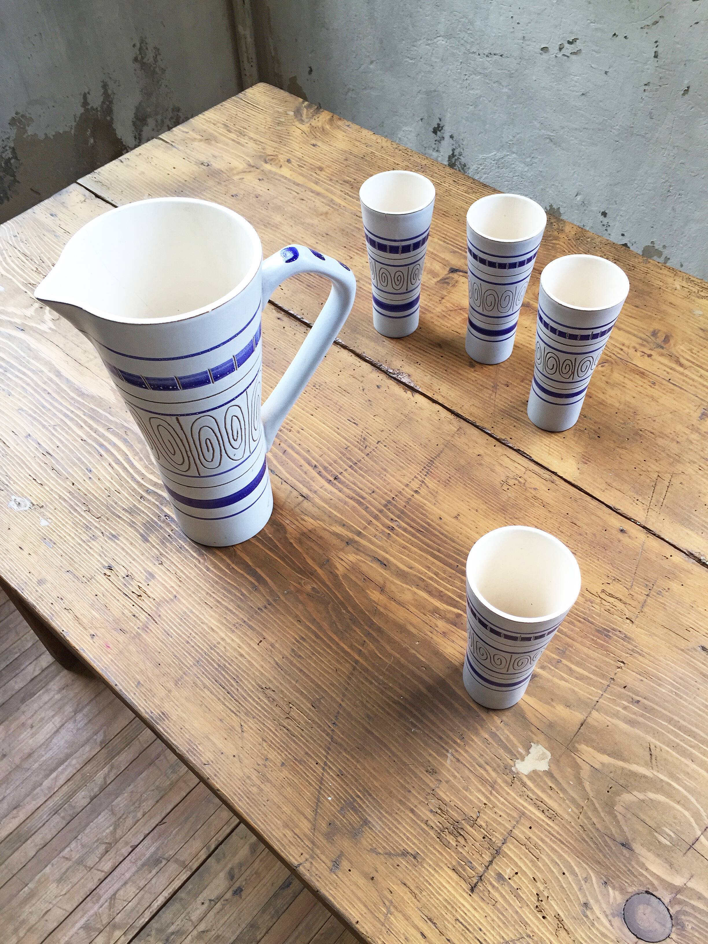 Ceramic lemonade service