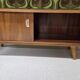 Lowboard enfilade with sliding doors, 1970s vintage.