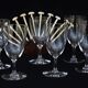 Série de 6 verres à eau en cristal de Baccarat modèle Comtesse de Paris