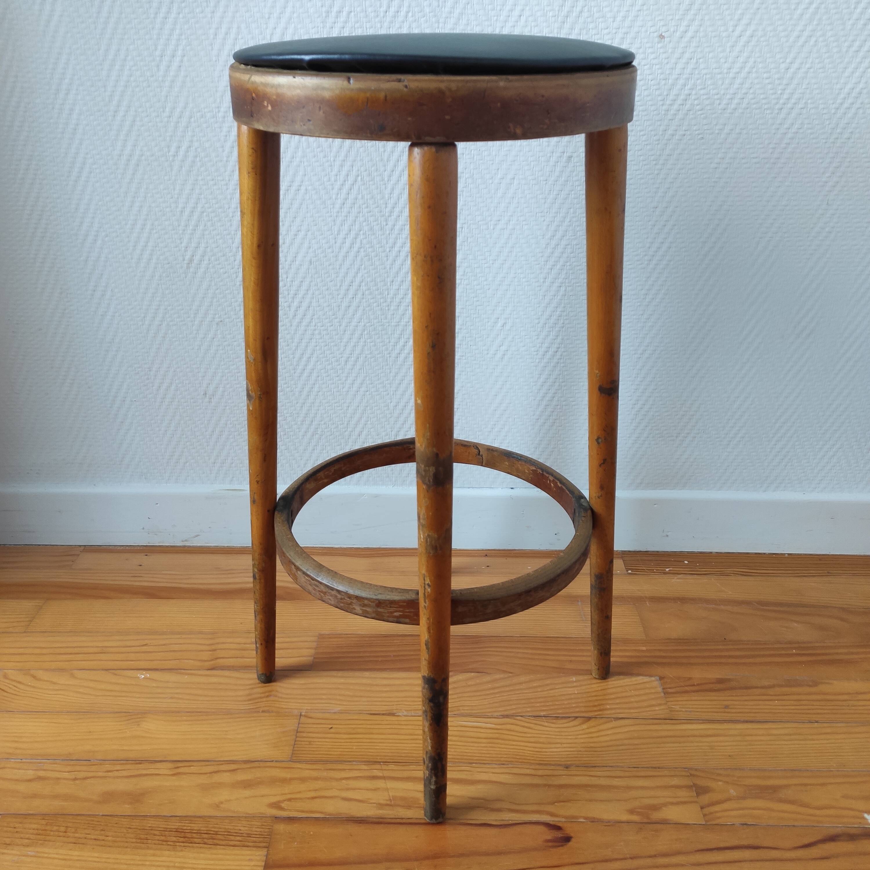 Old bistro stool