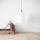 Baladeuse opaline blanche
