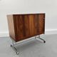Meuble mobile vintage en bois, 1970s
