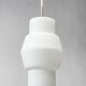 Suspension design en opaline blanche, Philips - 1960