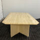 Table basse en travertin des années 70 Italy