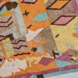 Berber bohemian handmade wool rug 250 X 150 CM