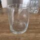 5 engraved bubble glass cups BIOT Free-form pinched (H 10 cm)