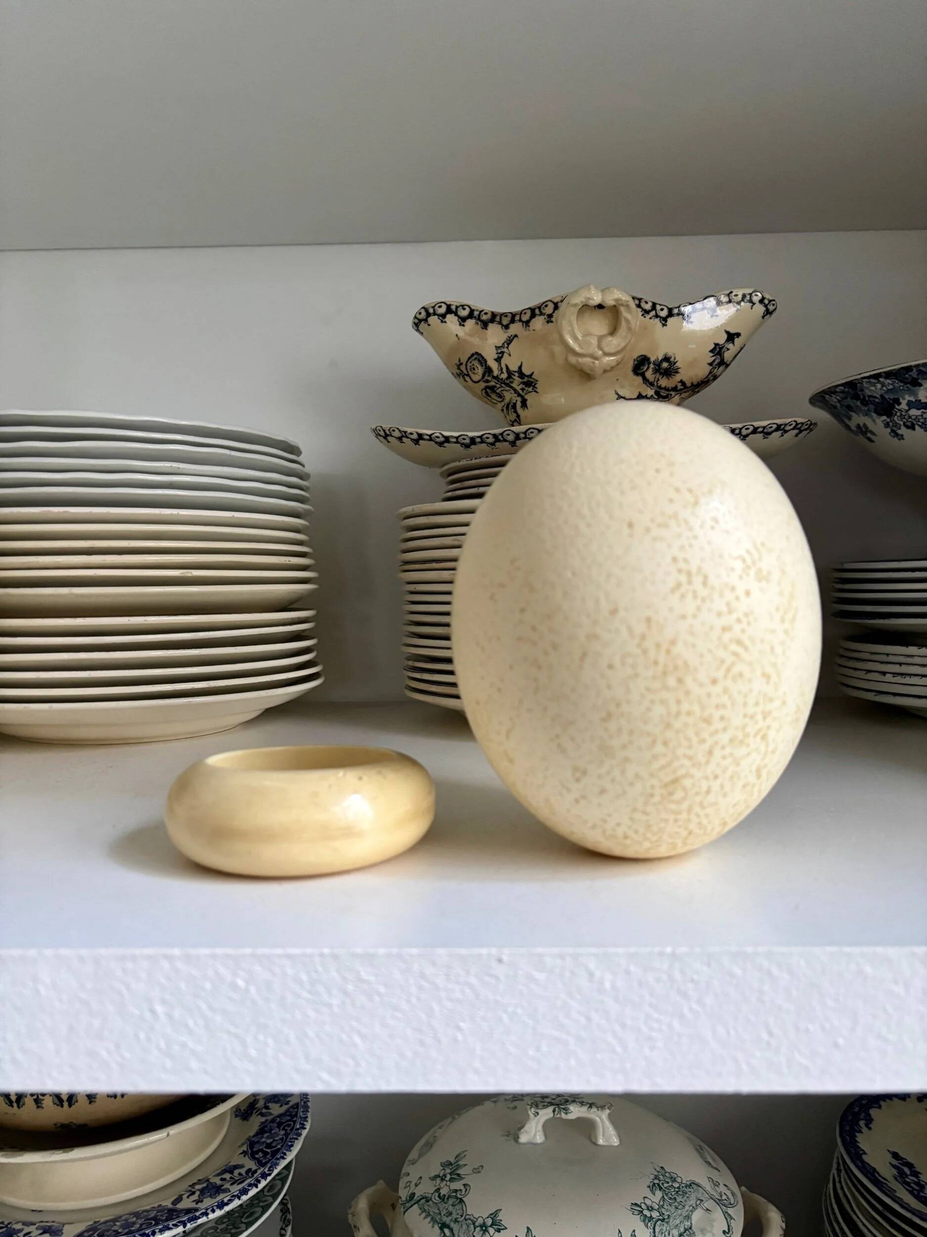 Ostrich Egg on Base No. 3