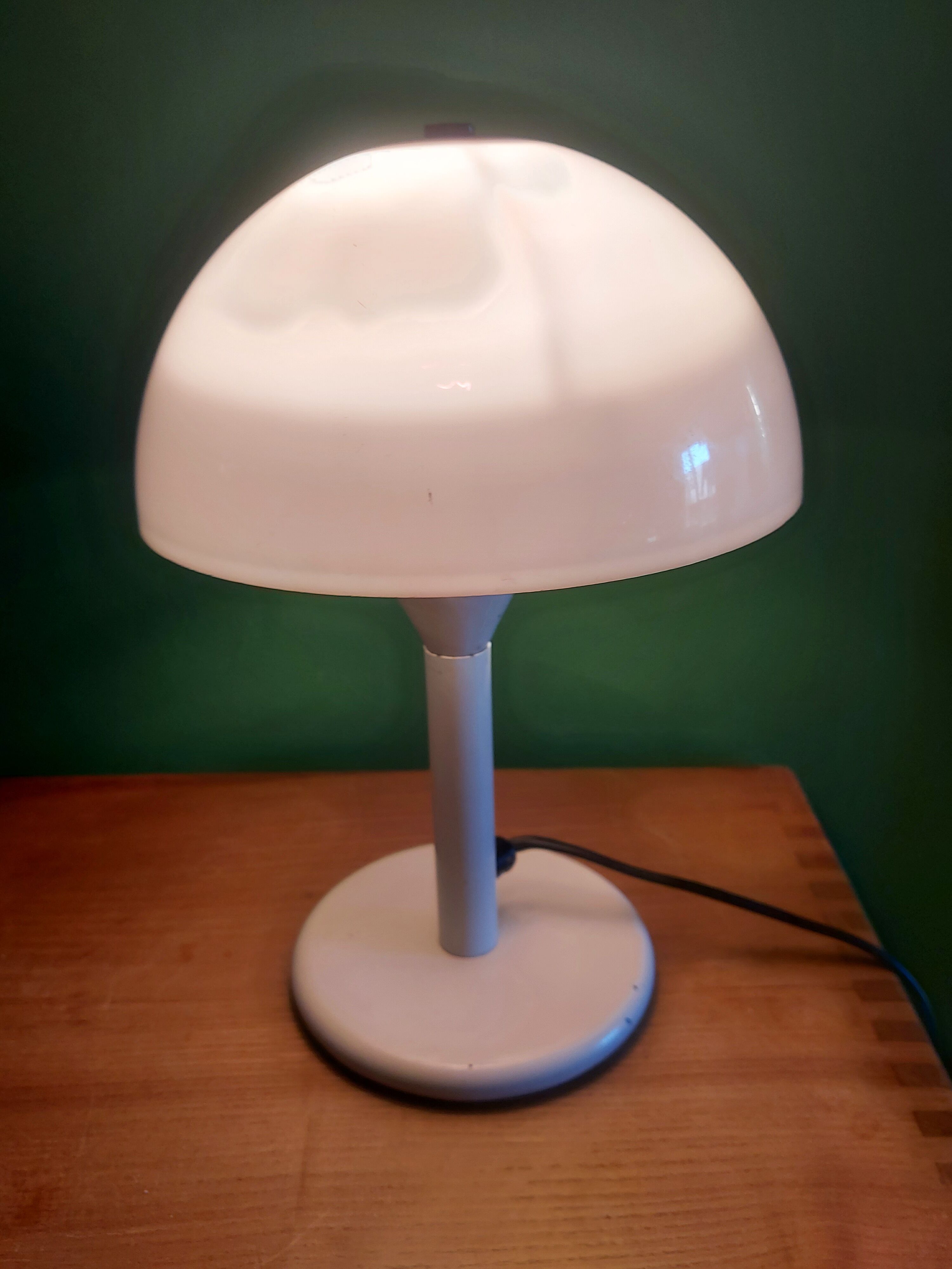 Vintage mushroom lamp Aluminor
