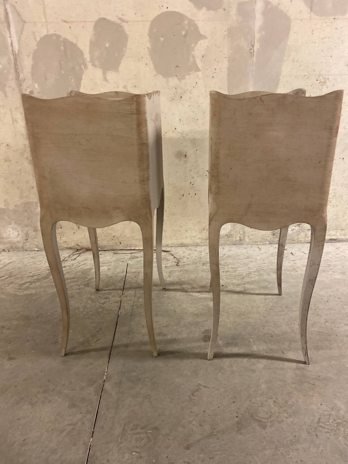 Paire  de chevets ancien rénovés - Patine à l’ancienne