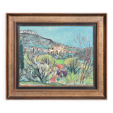 Robert SAVARY (1920-2000) Oil on canvas depicting a Provençal landscape.