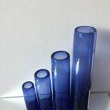 Set of 4 Holmegaard vases by Per Lutken 1960