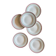 Set of 6 vintage deep plates, Gildas models