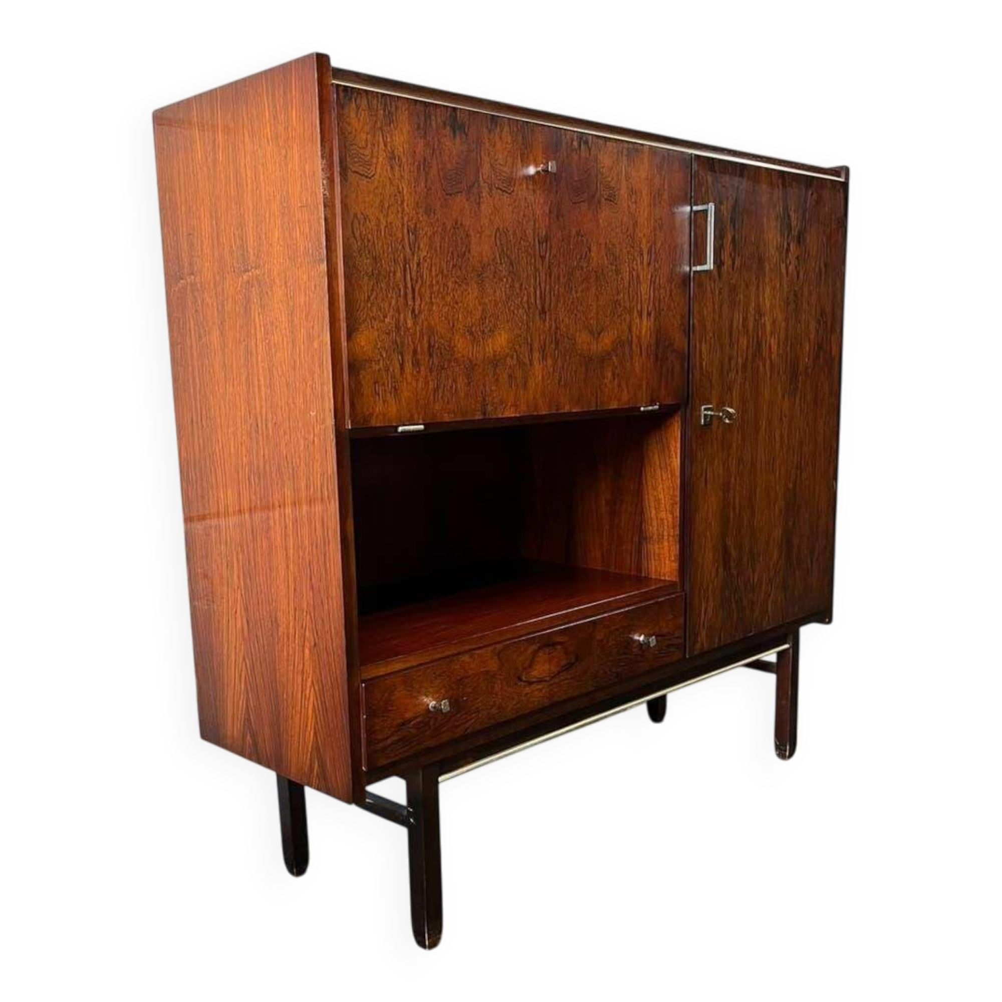 Buffet vintage en palissandre / meuble bar