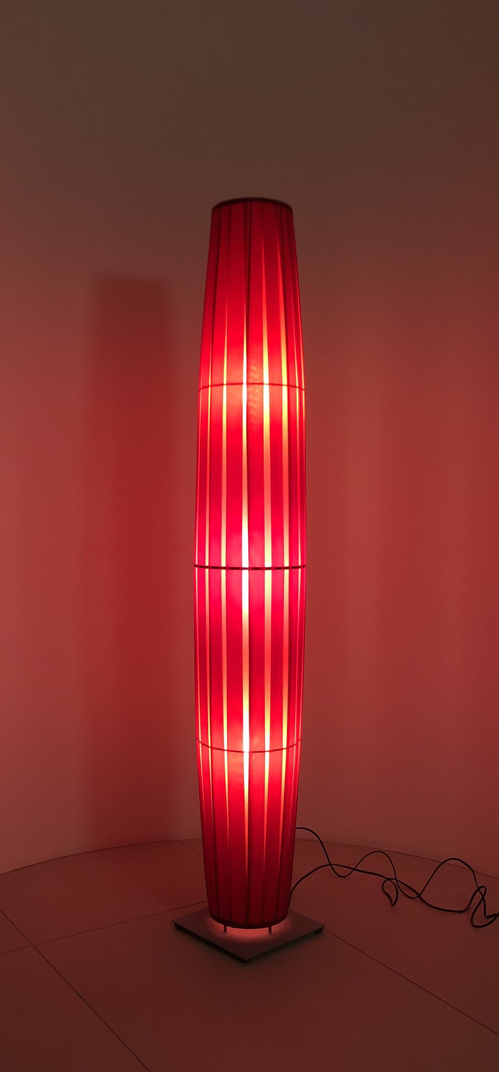 Column floor lamp by Fabrice Berrux for Dix Heures Dix, France 1990s
