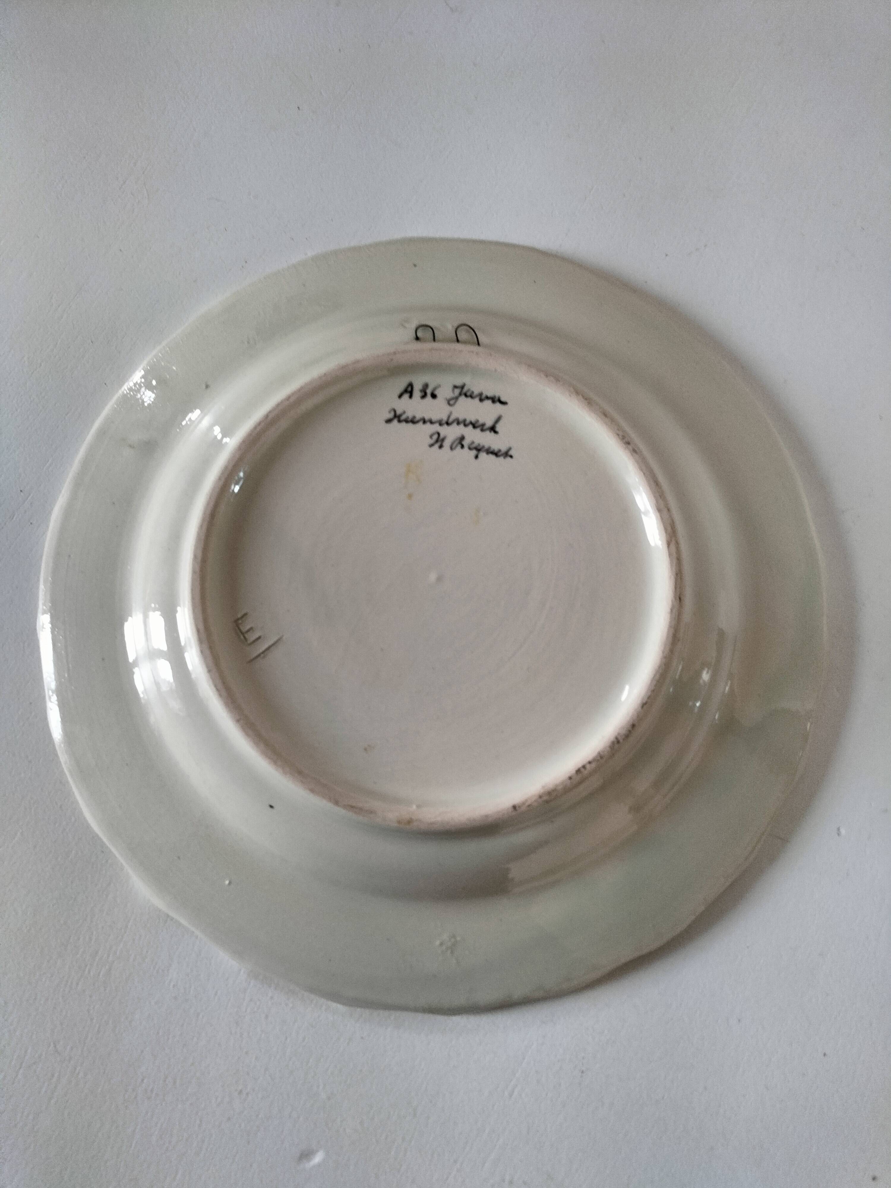 H. Bequet Java model plate