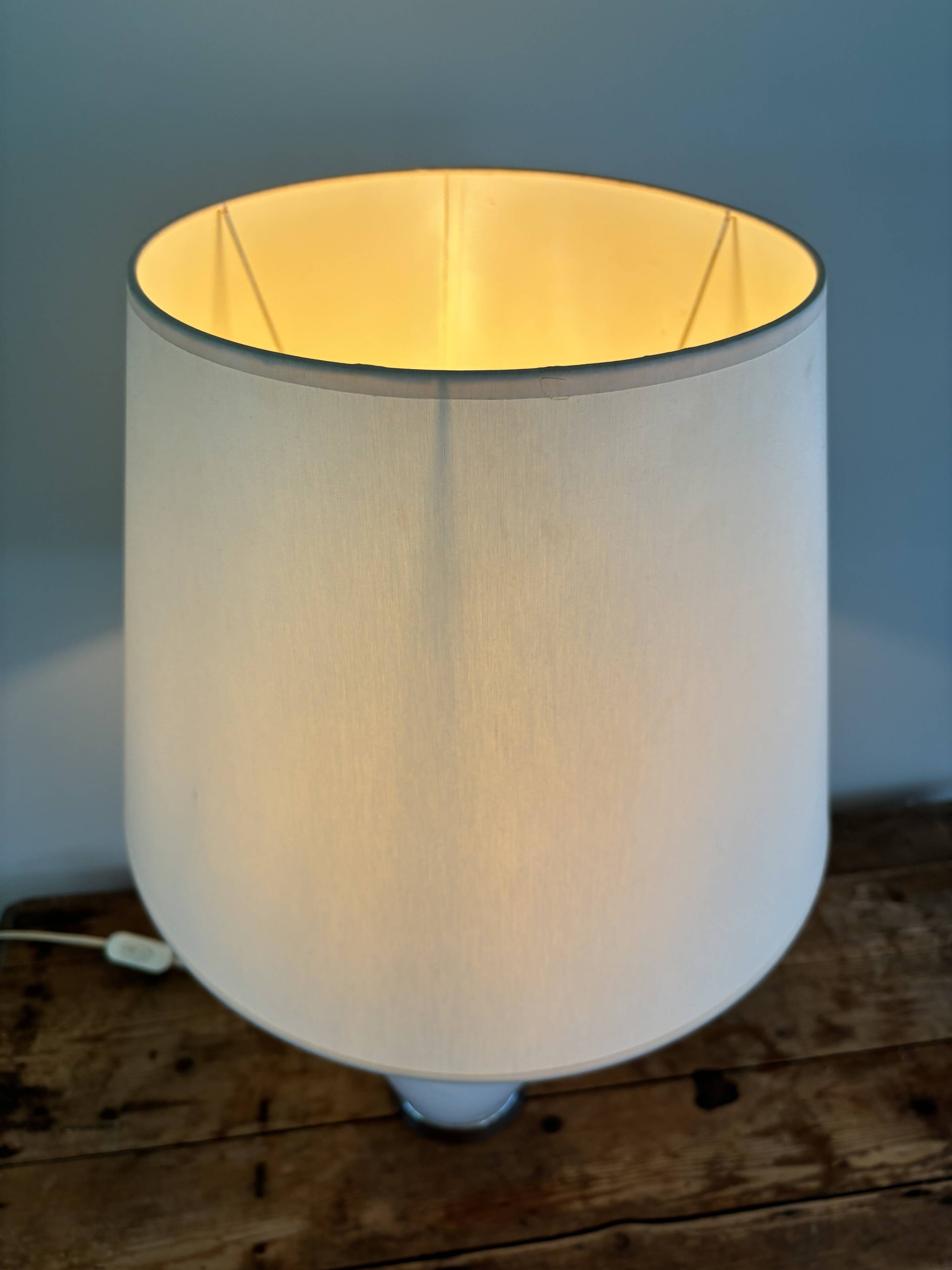 Vintage table lamp Murano glass design