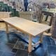 Solid oak farmhouse table