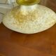 Vintage “SCAVO” vase in yellow Murano glass