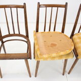 Set of four dining chairs by jitona, czechoslovakia, 1970s