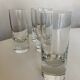 Set of 4 glass cups XL high ball 1970 in half crystal